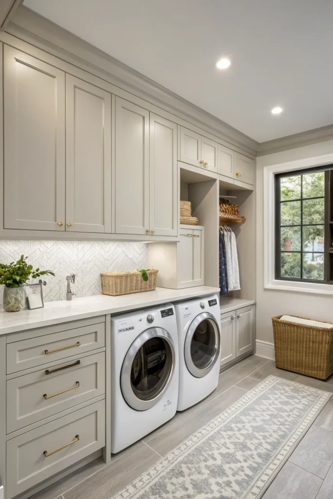 14 Modern Farmhouse Laundry Room Ideas for a Cozy Luxury Utility Space 9 SW8