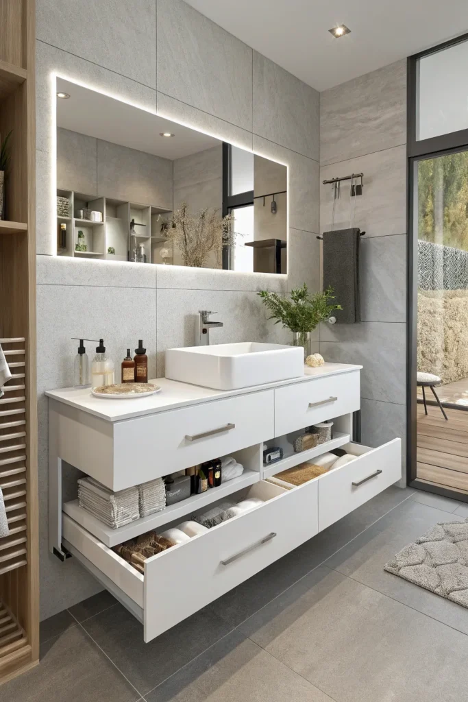 15 Bathroom Organization Ideas for a Clutter-Free Space 2 WN1
