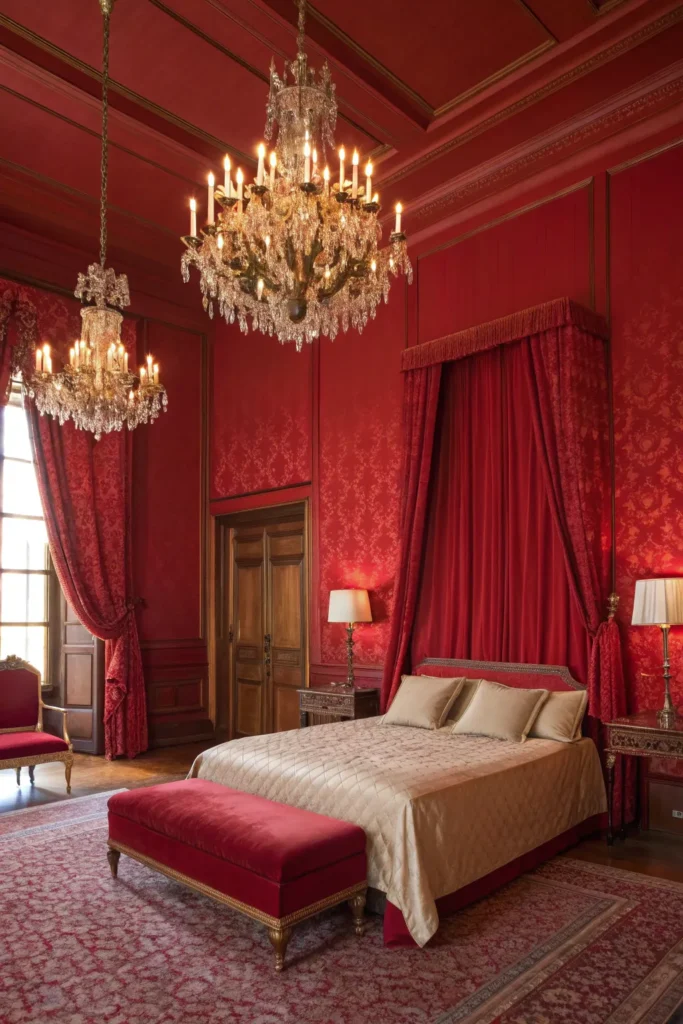 15 Red Bedroom Ideas for a Bold Statement 3 db 2