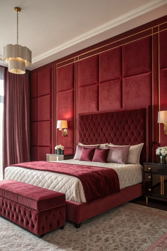 15 Red Bedroom Ideas for a Bold Statement 6 db 5