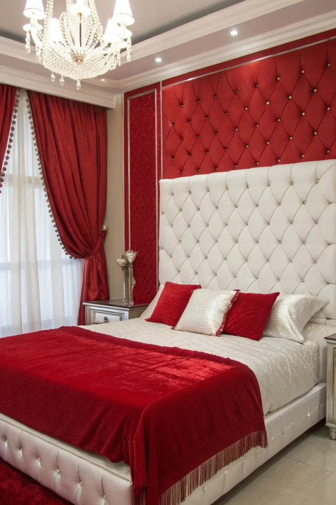 15 Red Bedroom Ideas for a Bold Statement 8 db 7