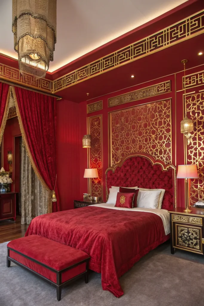 15 Red Bedroom Ideas for a Bold Statement 9 db 8