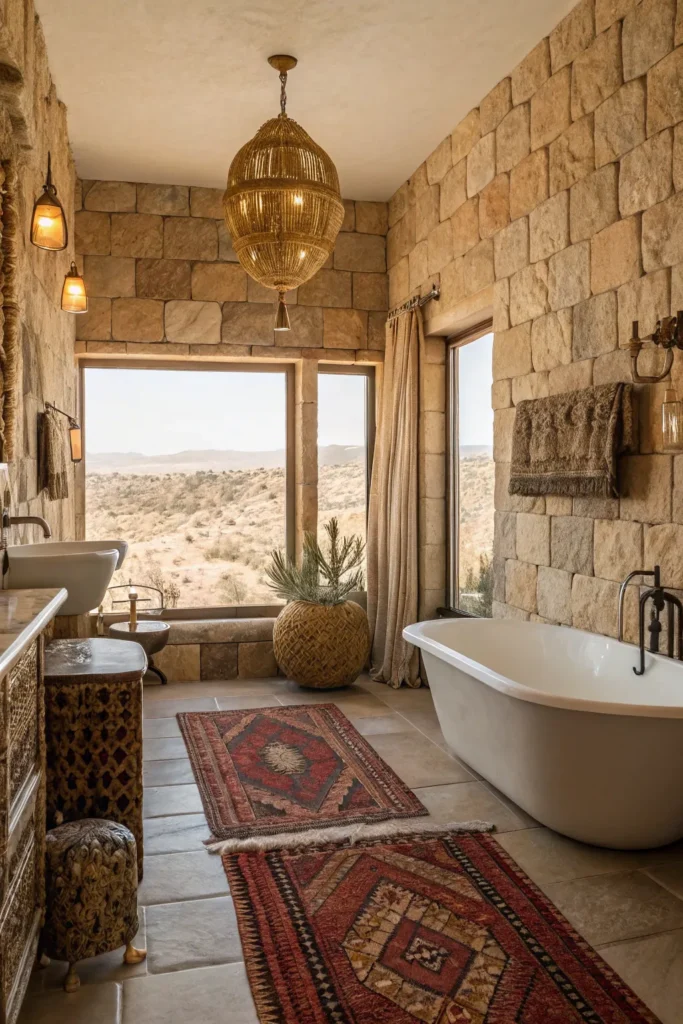 14 Boho Bathroom Ideas for Free-Spirited Style 9 en 8