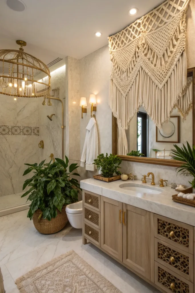 14 Boho Bathroom Ideas for Free-Spirited Style 10 en 9