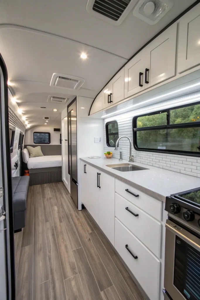 14 Stylish School Bus Conversions to Live the Nomadic Dream 14 gl 13