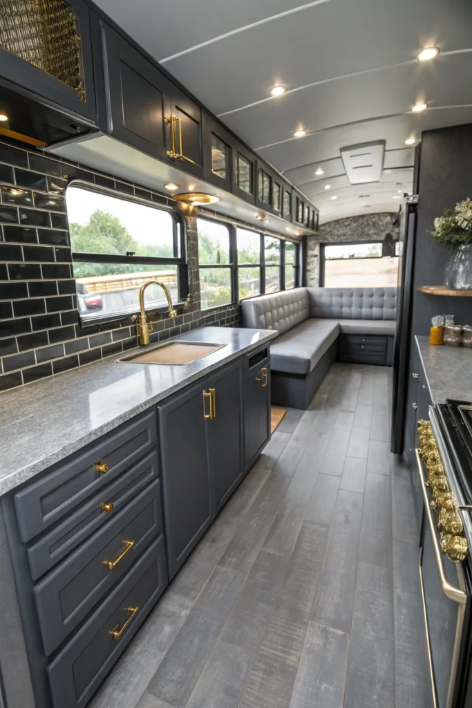 14 Stylish School Bus Conversions to Live the Nomadic Dream 5 gl 4