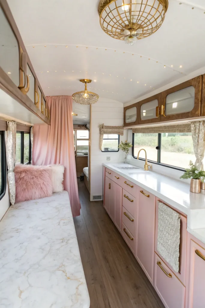 14 Stylish School Bus Conversions to Live the Nomadic Dream 6 gl 5