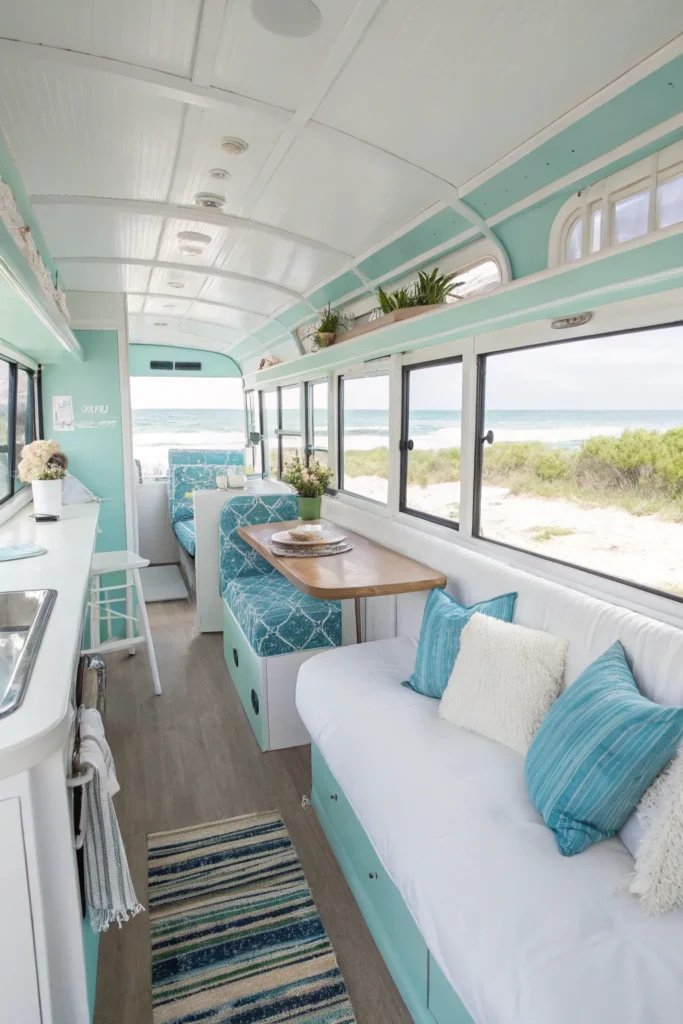 14 Stylish School Bus Conversions to Live the Nomadic Dream 7 gl 6