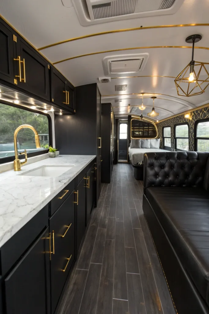 14 Stylish School Bus Conversions to Live the Nomadic Dream 8 gl 7