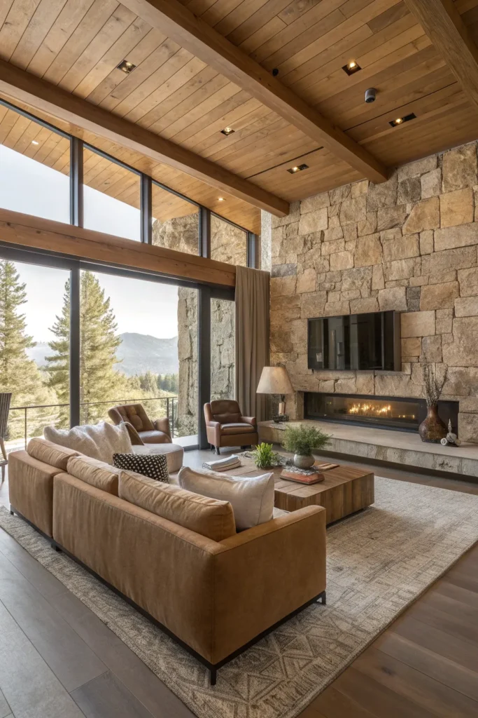 15 Earthy Living Room Ideas for a Natural Feel 6 ne 5