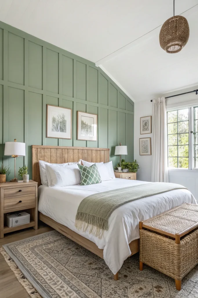 14 Sage Green Bedroom Ideas for a Calm Atmosphere 11 sf 10