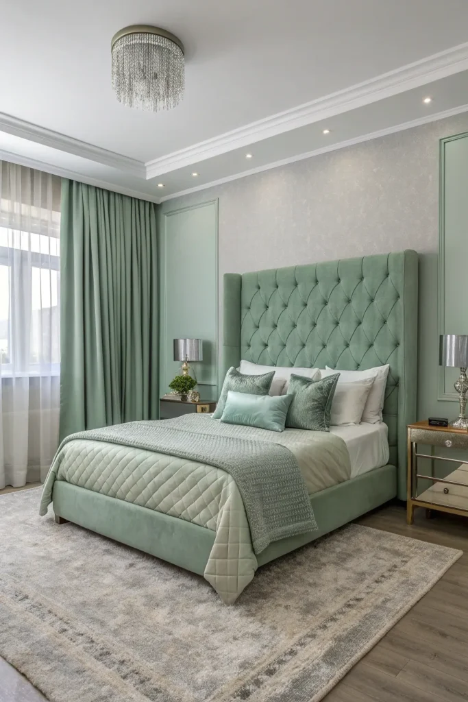 14 Sage Green Bedroom Ideas for a Calm Atmosphere 8 sf 7
