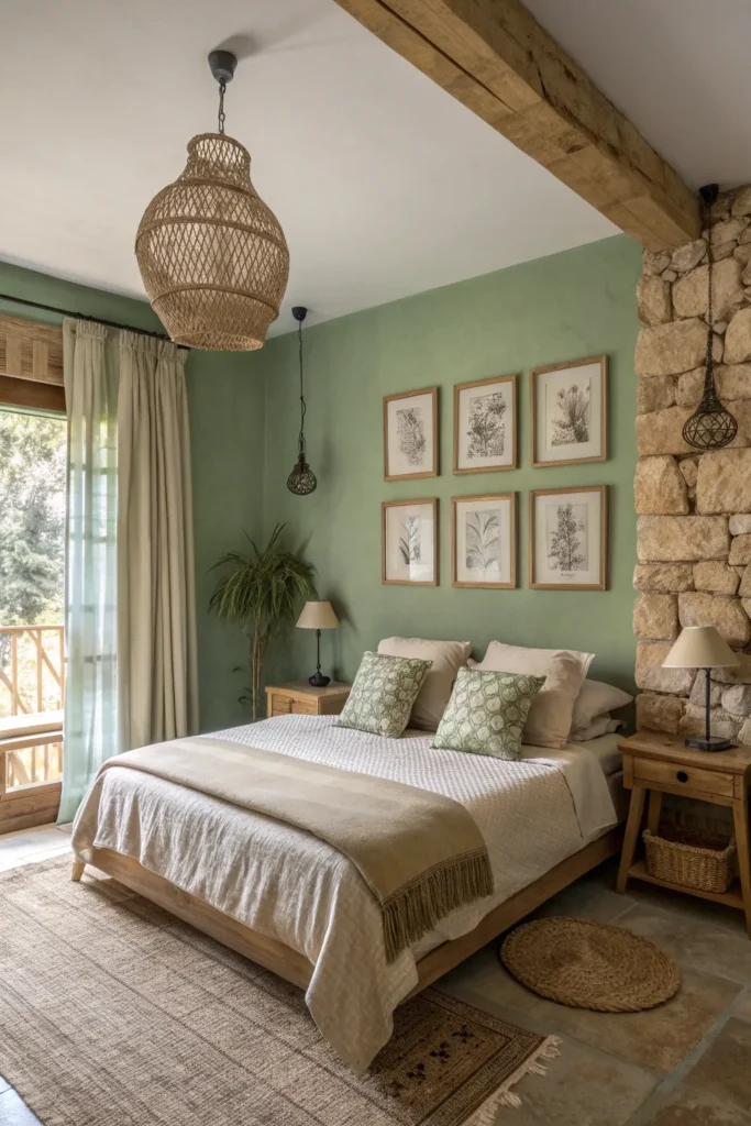 14 Sage Green Bedroom Ideas for a Calm Atmosphere 9 sf 8