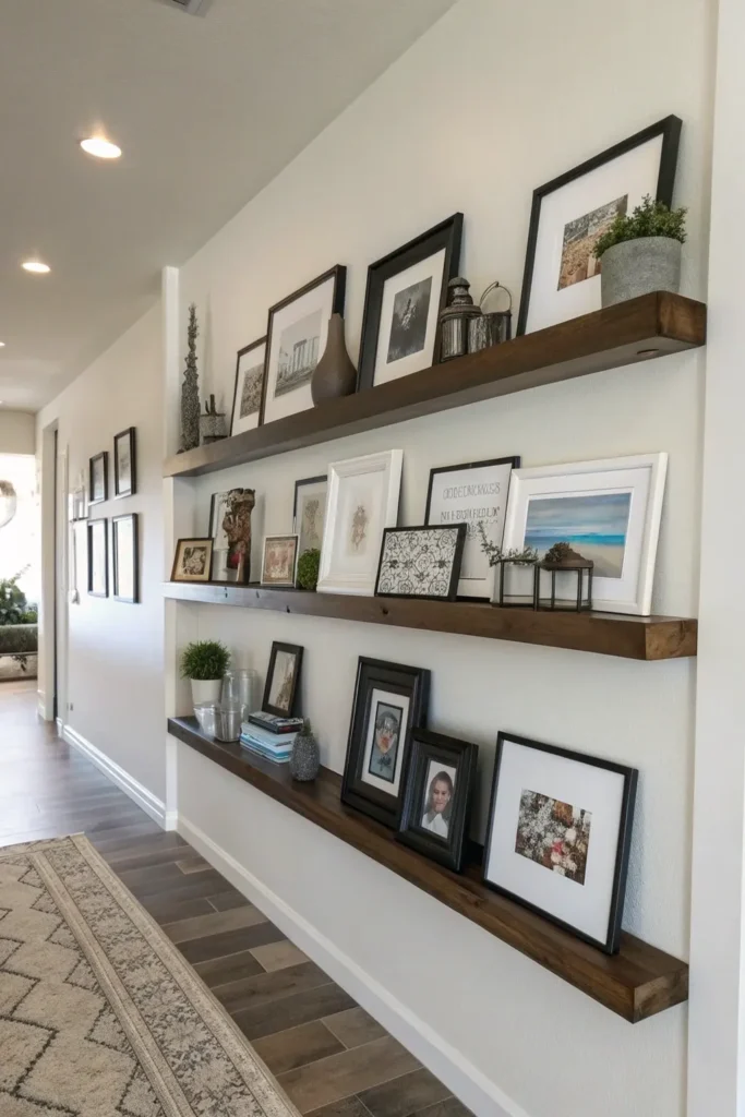13 Picture Ledge Ideas for Easy Wall Styling 3 su 11