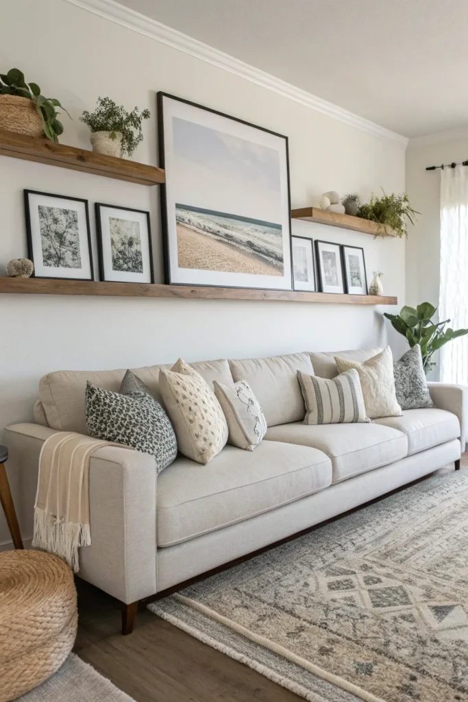 13 Picture Ledge Ideas for Easy Wall Styling 6 su 9