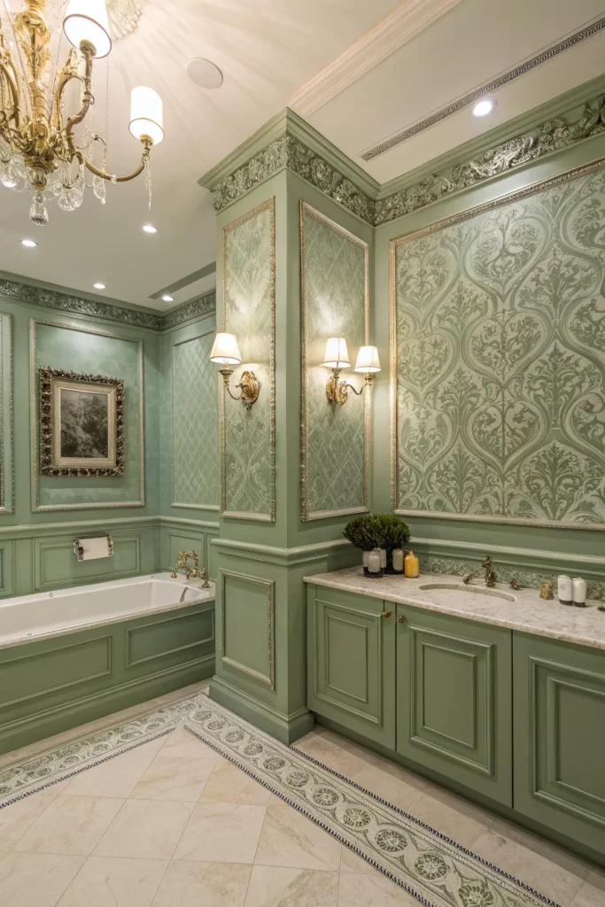 15 Sage Green Bathroom Ideas for a Relaxing Space 8 sw 7