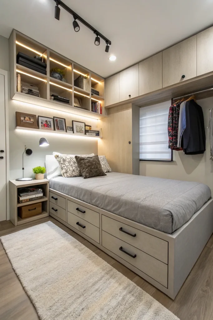 15 Small Bedroom Ideas for Men with Style 13 ur 12