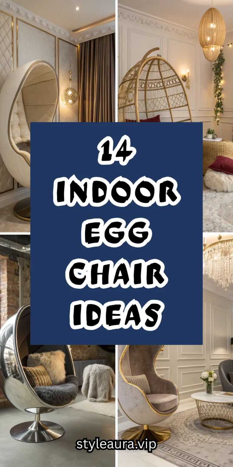 14 Indoor Egg Chair Ideas for Cozy Corners 19 14 Indoor Egg Chair Ideas for Cozy Corners