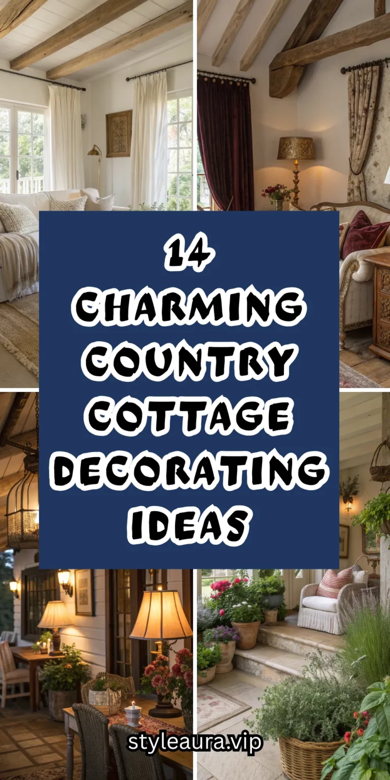 14 Charming Country Cottage Decorating Ideas