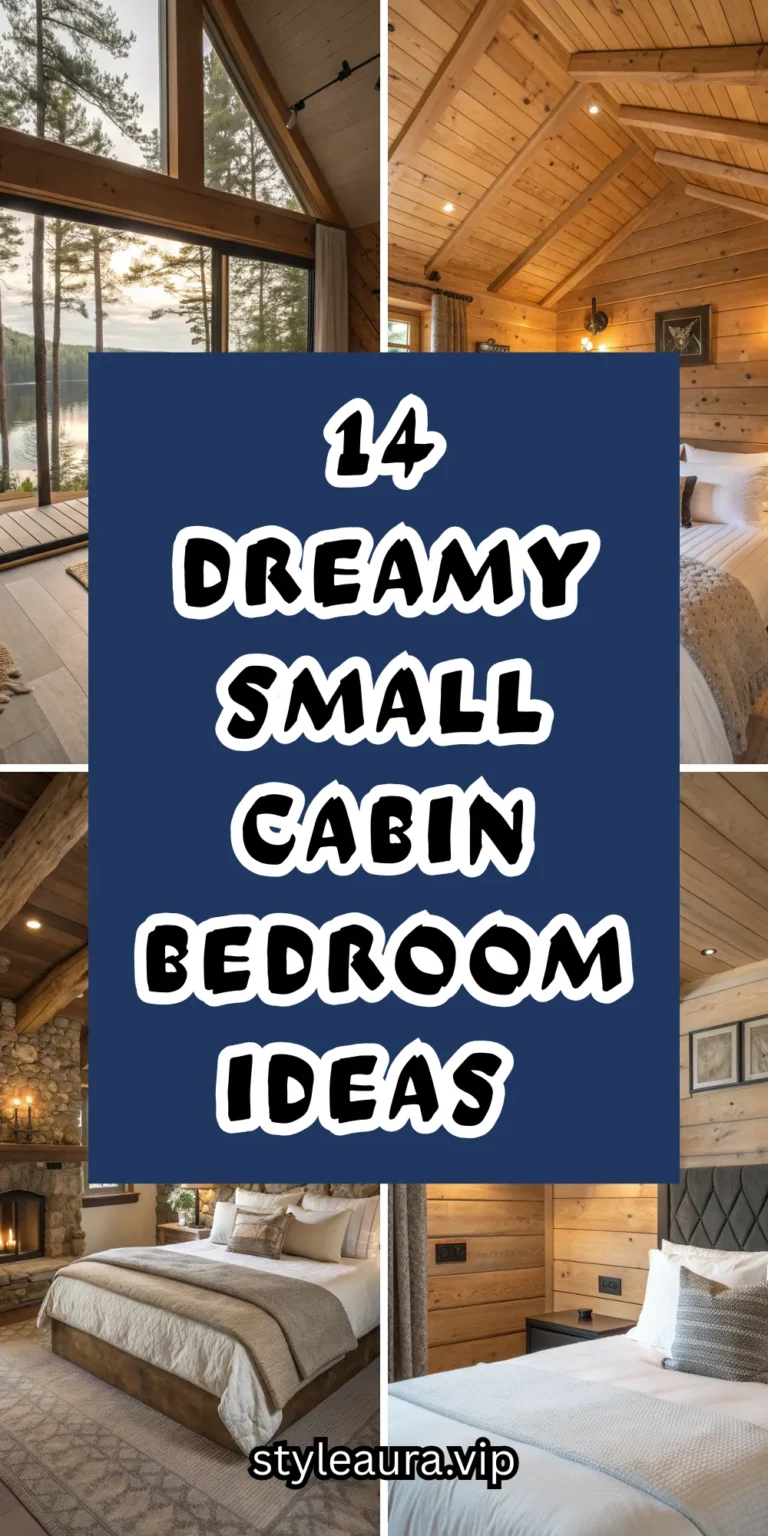 14 Dreamy Small Cabin Bedroom Ideas for the Ultimate Retreat