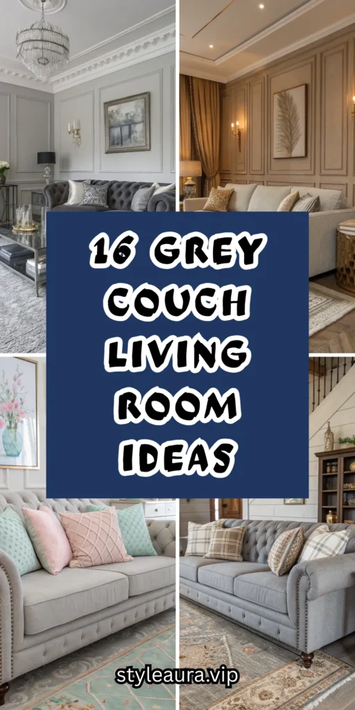 16 Grey Couch Living Room Ideas for a Neutral Look 1 10 13