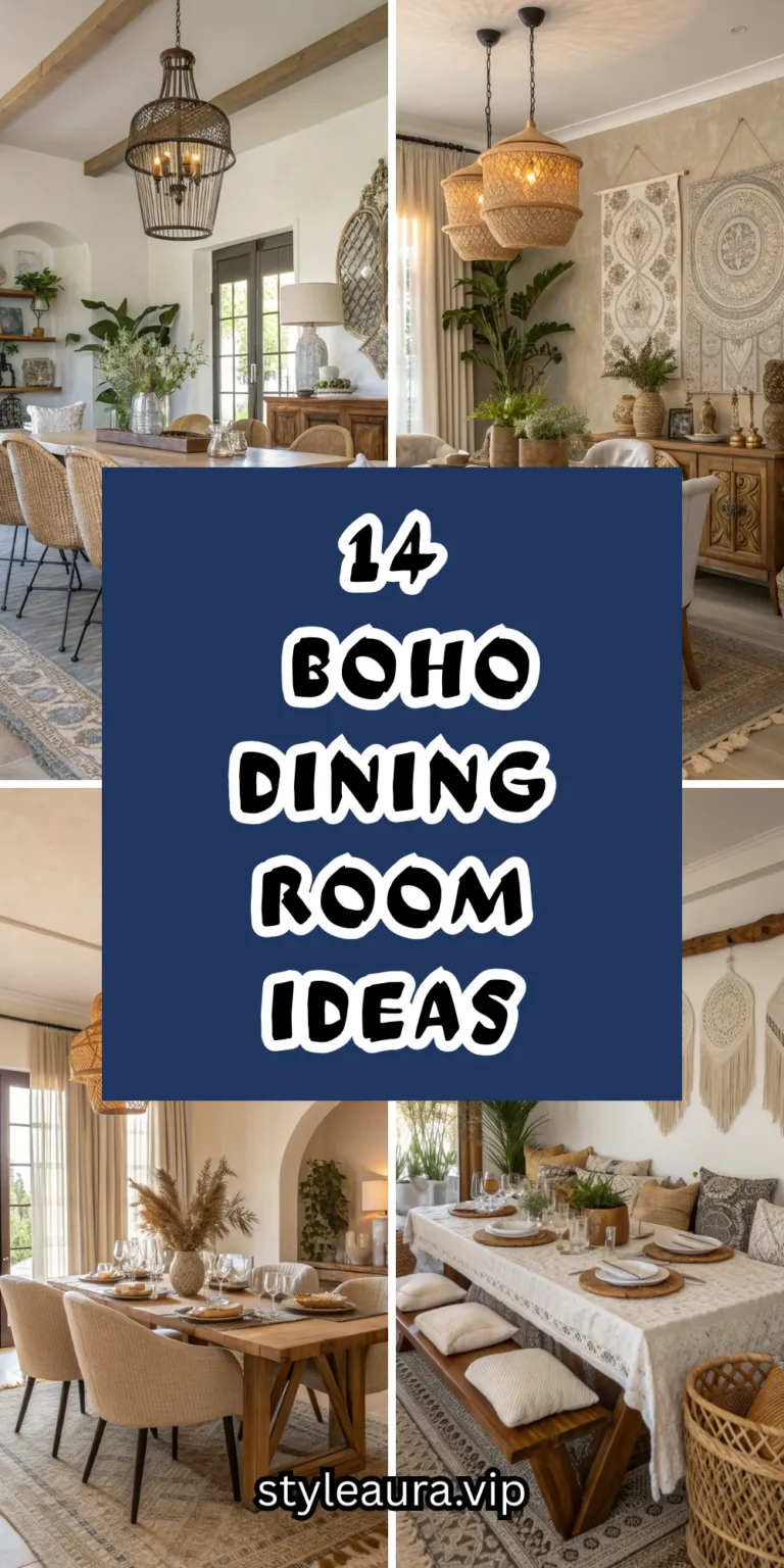 14 Boho Dining Room Ideas for a Relaxed Feel