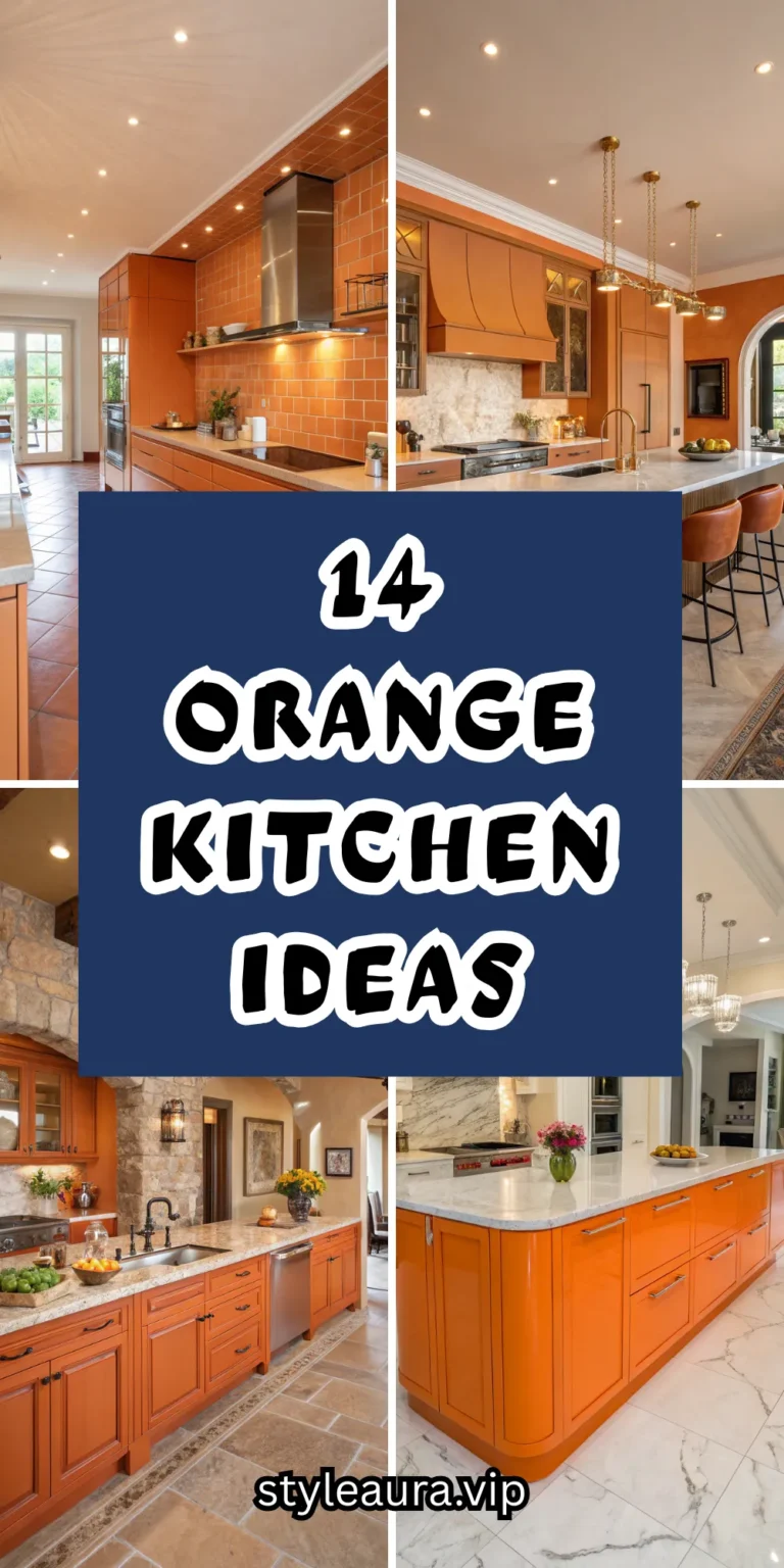 14 Orange Kitchen Ideas for a Cheerful Space