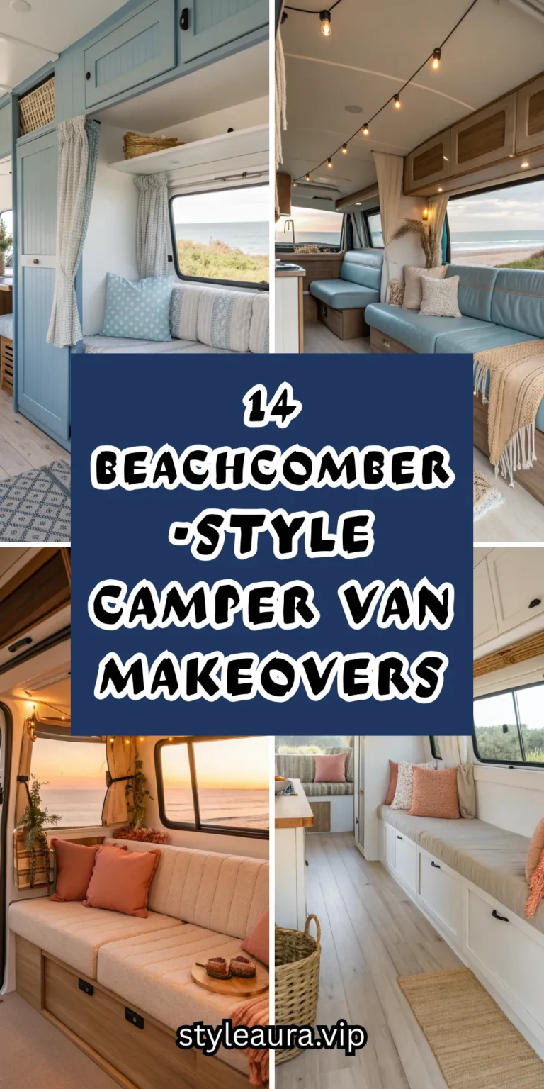 14 Beachcomber-Style Camper Van Makeovers