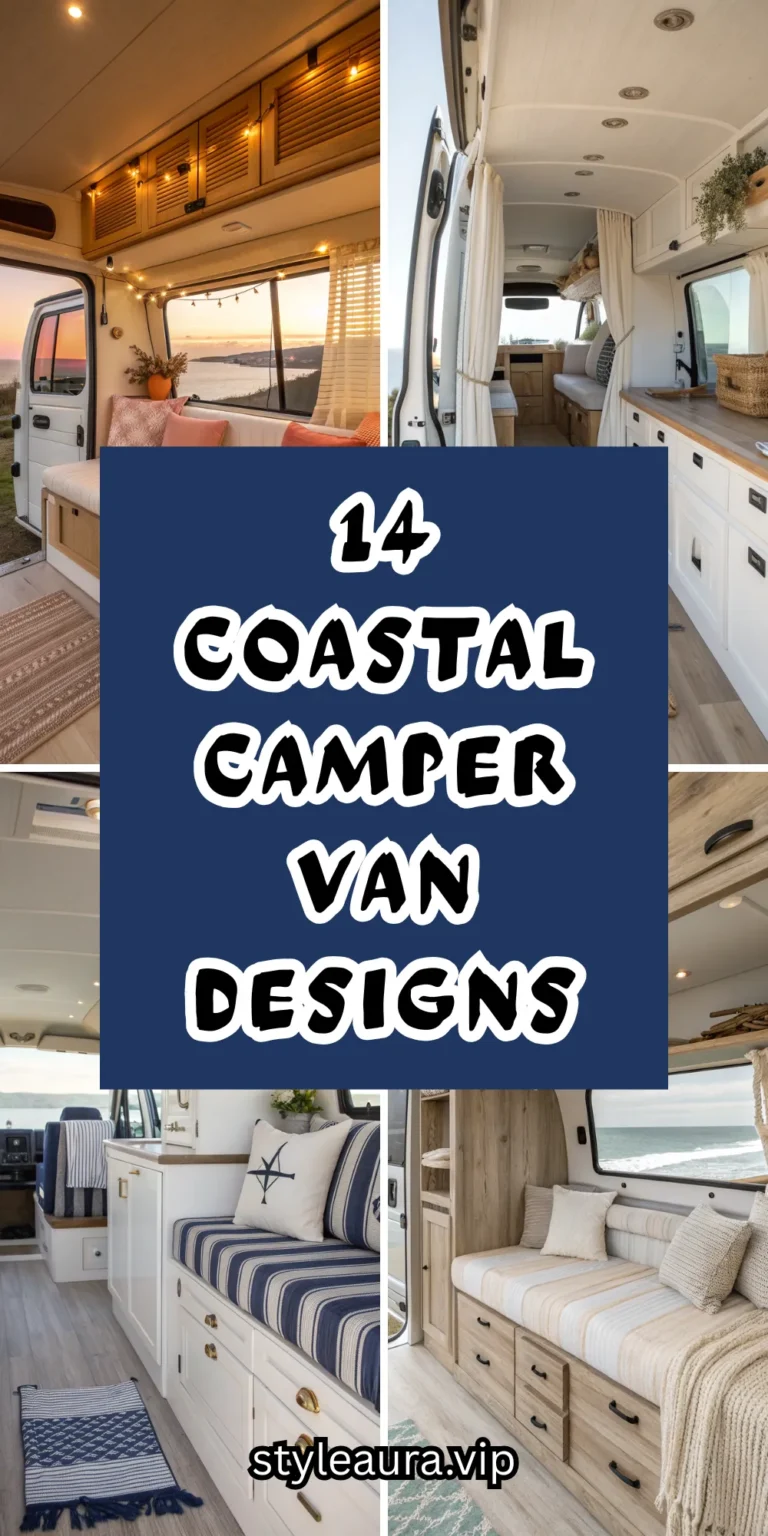 14 Coastal Camper Van Designs for Seaside Lovers