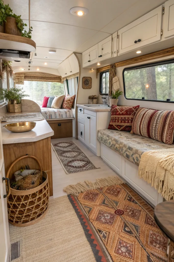 15 Boho Camper Renovation Ideas for a Dreamy Makeover 8 NB7