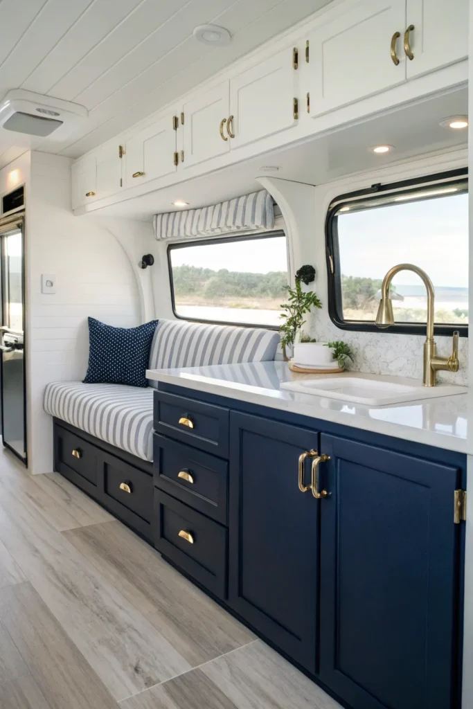 14 Beachcomber-Style Camper Van Makeovers 12 WH 11
