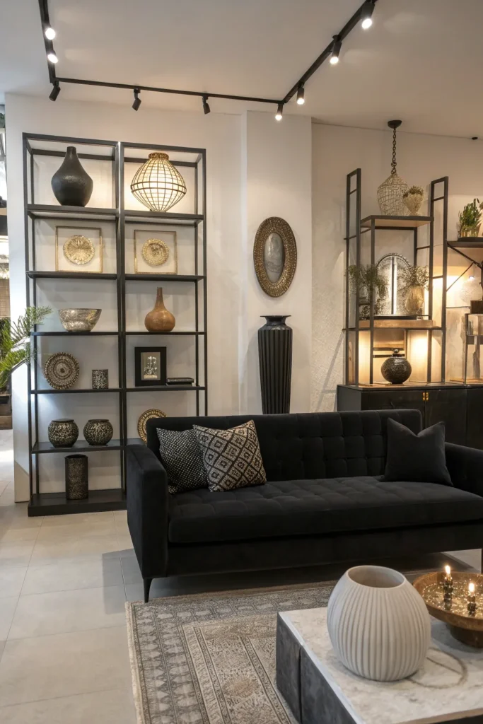 15 Black Couch Living Room Ideas for Modern Style 14 bc 13