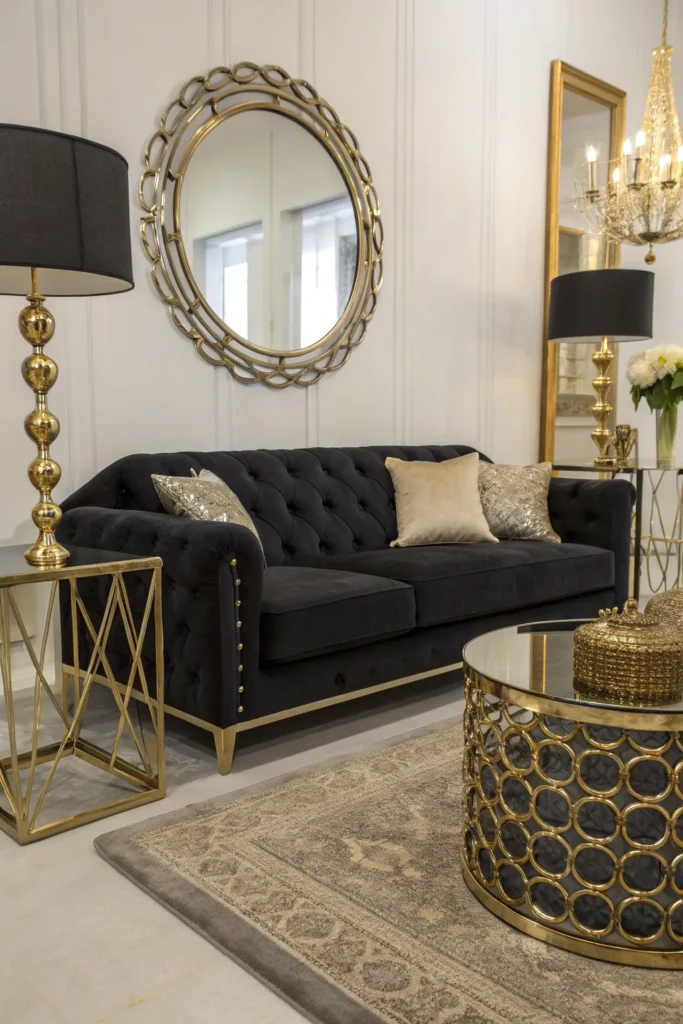 15 Black Couch Living Room Ideas for Modern Style 3 bc 2