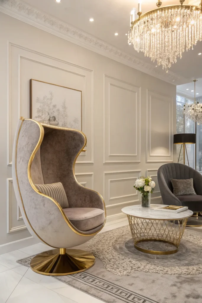 14 Indoor Egg Chair Ideas for Cozy Corners 12 br 11