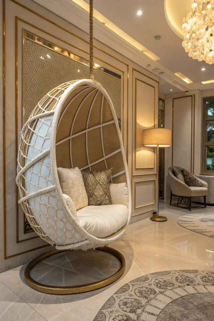 14 Indoor Egg Chair Ideas for Cozy Corners 13 br 12