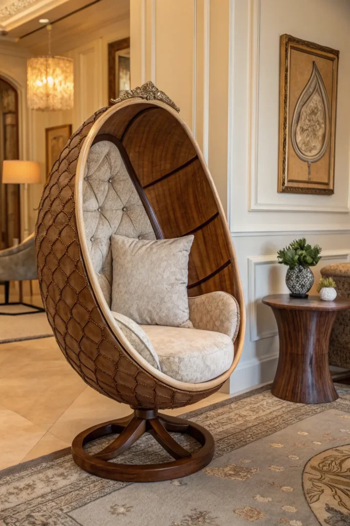 14 Indoor Egg Chair Ideas for Cozy Corners 14 br 13