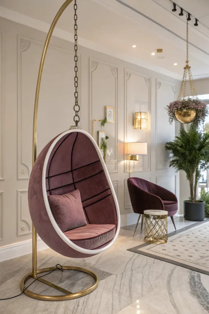 14 Indoor Egg Chair Ideas for Cozy Corners 6 br 5