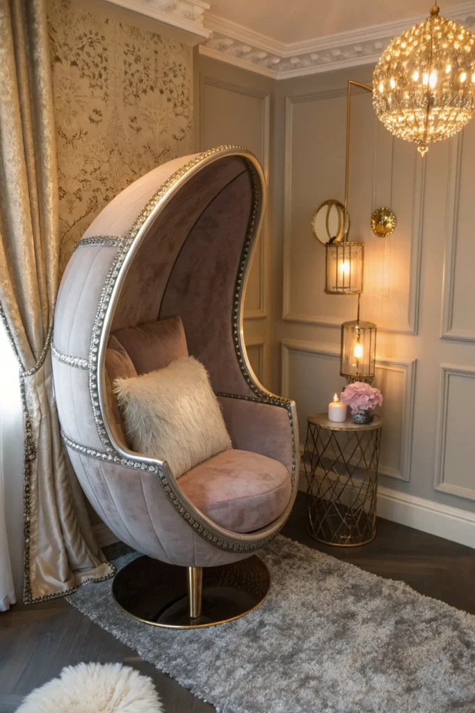 14 Indoor Egg Chair Ideas for Cozy Corners 7 br 6