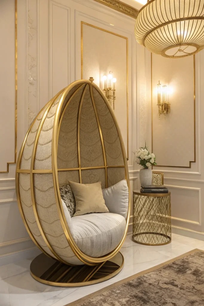 14 Indoor Egg Chair Ideas for Cozy Corners 10 br 9
