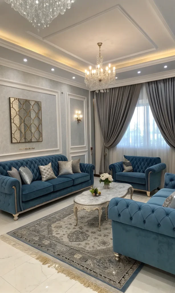 15 Blue and Grey Living Room Ideas for a Calm Palette 11 cb 10