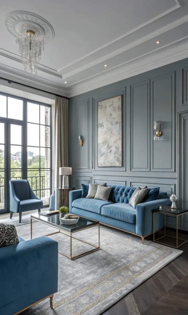15 Blue and Grey Living Room Ideas for a Calm Palette 9 cb 8