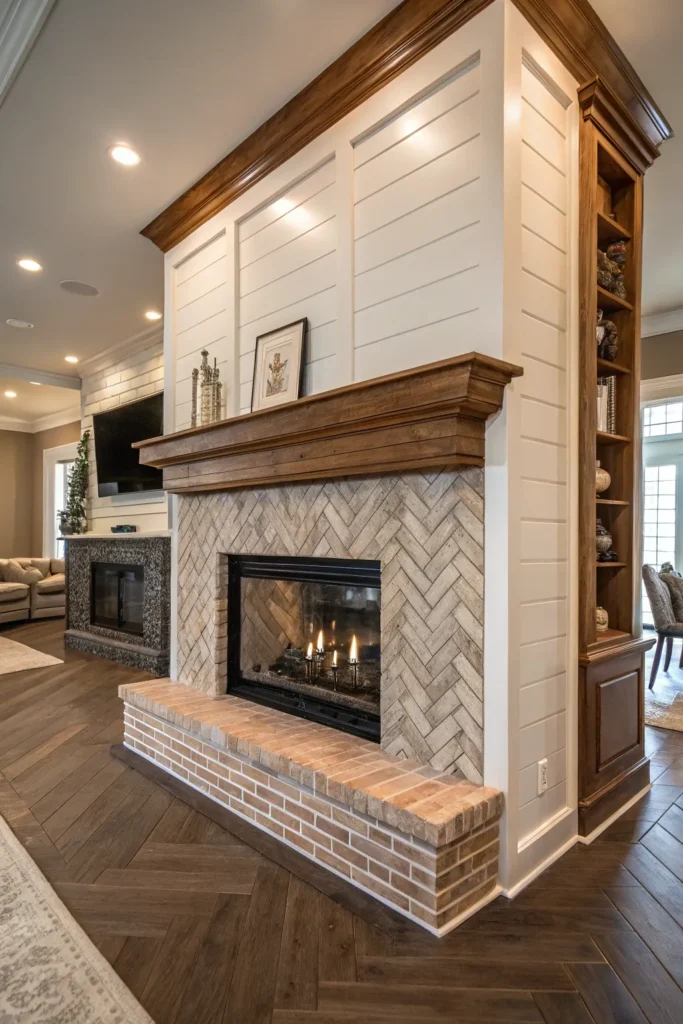 14 Shiplap Fireplace Ideas for a Farmhouse Touch 11 cf 10