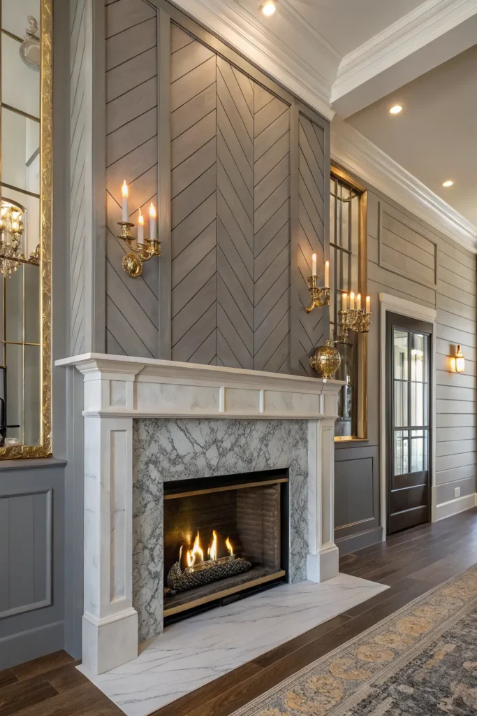 14 Shiplap Fireplace Ideas for a Farmhouse Touch 13 cf 12