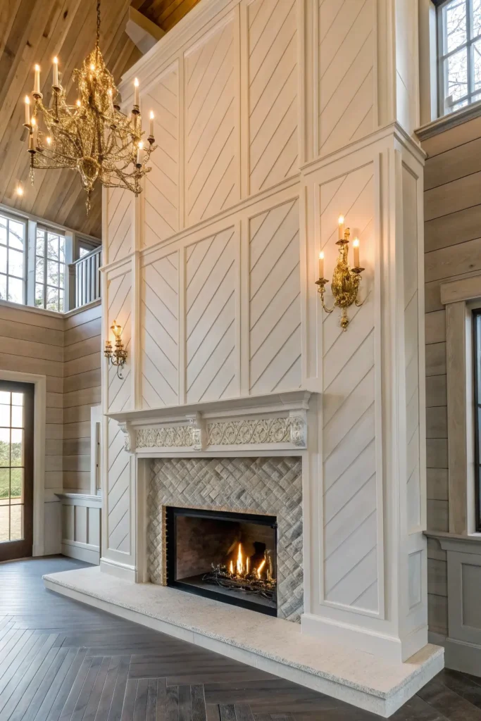 14 Shiplap Fireplace Ideas for a Farmhouse Touch 15 cf 14