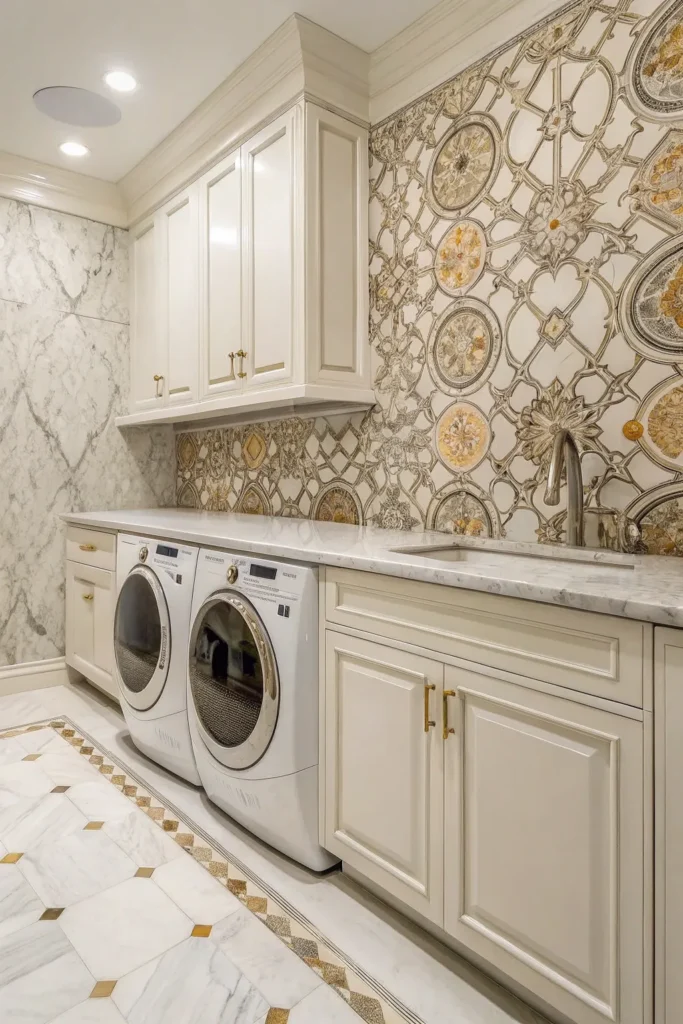 16 Laundry Room Backsplash Ideas for Easy Maintenance 13 cw 12