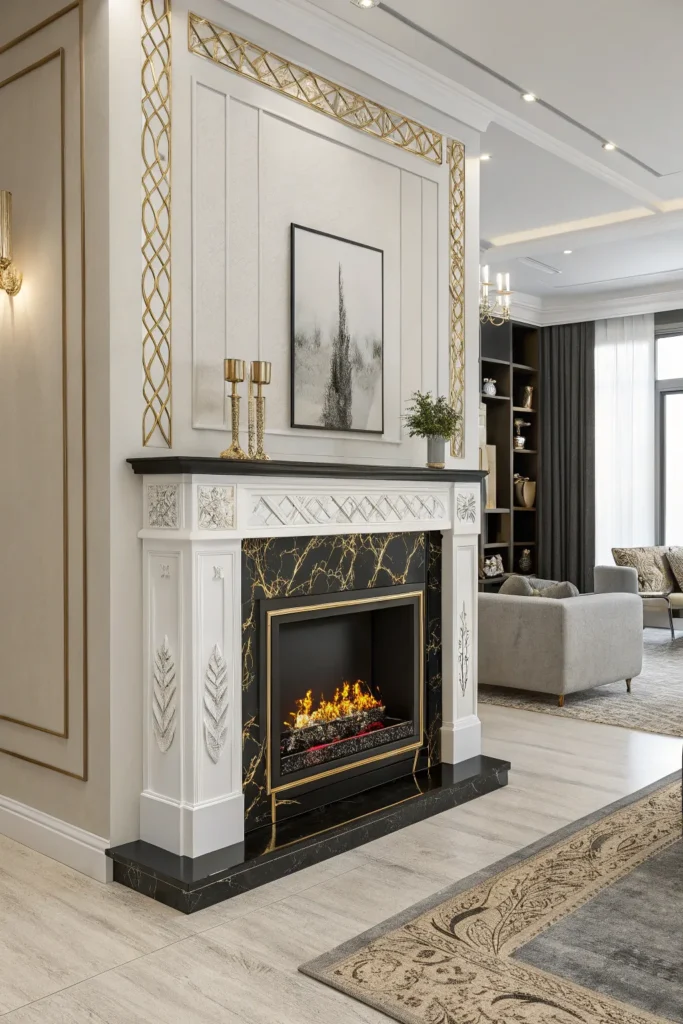 14 Painted Fireplace Ideas for a Fresh Look 14 cw 13 1