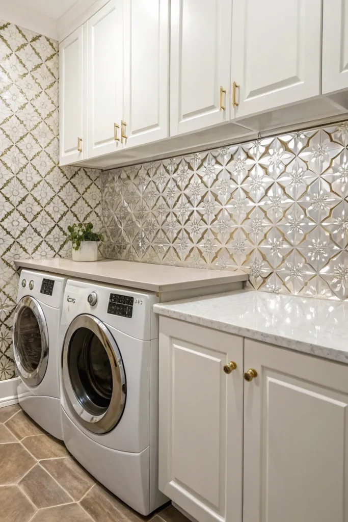 16 Laundry Room Backsplash Ideas for Easy Maintenance 14 cw 13