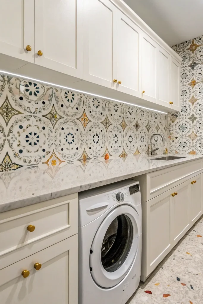 16 Laundry Room Backsplash Ideas for Easy Maintenance 17 cw 16