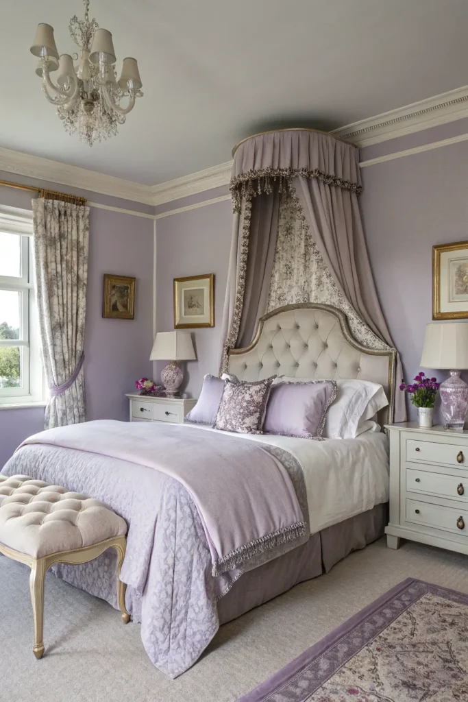 14 Lavender Luxury in an English Country Farmhouse Bedroom 2 ln 1