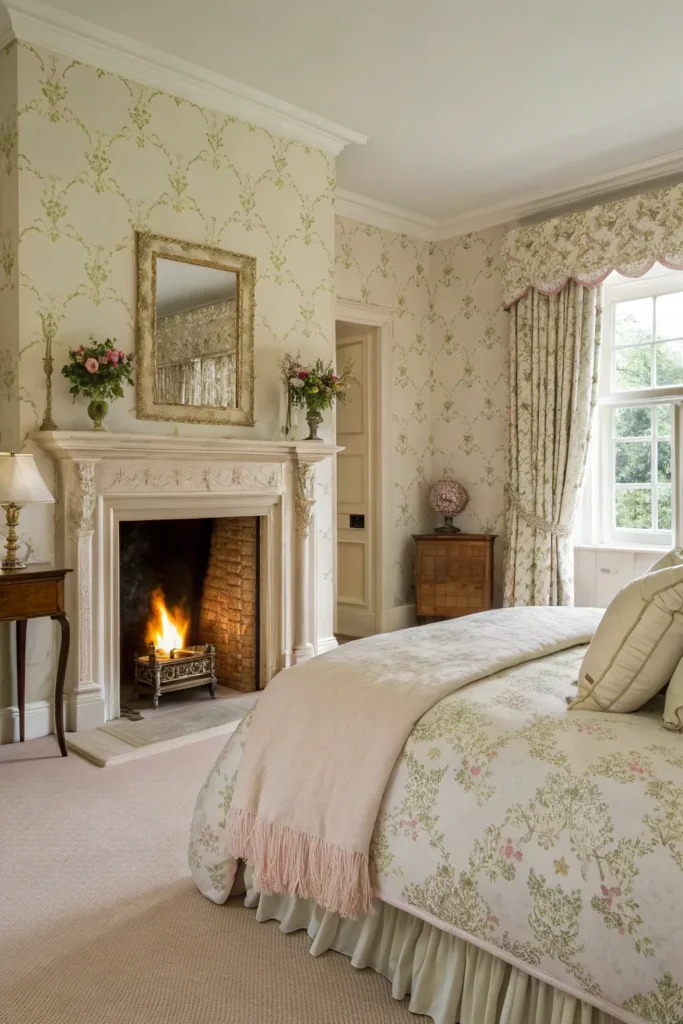 14 Lavender Luxury in an English Country Farmhouse Bedroom 13 ln 12